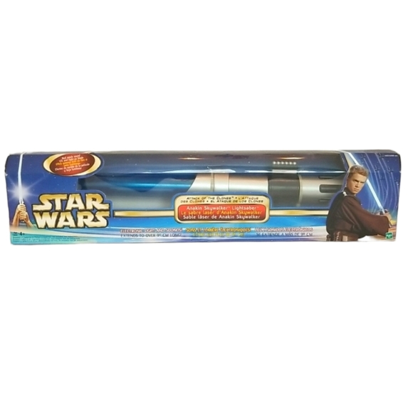 Vintage Hasbro NEW Star Wars Attack of The Clones Anakin Skywalker Lightsaber - Picture 1 of 12